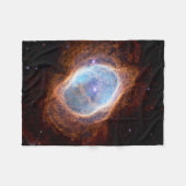 De Zuidelijke Ring Nebula Fleece Deken (Voorkant (Horizontaal))