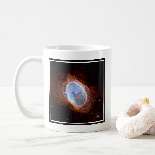De Zuidelijke Ring Nebula Koffiemok (Met donut)