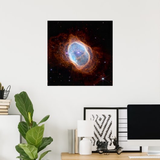 De Zuidelijke Ring Nebula Poster (Thuiskantoor)