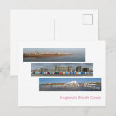 De Zuidkust van Engeland Panoramas Briefkaart (Voorkant / Achterkant)