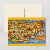 De Zuidoosthoek van Engeland Briefkaart (Voorkant / Achterkant)