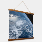 De zuidpunt van Brazilië grenst aan Uruguay. Hangend Wandkleed (Gebogen)