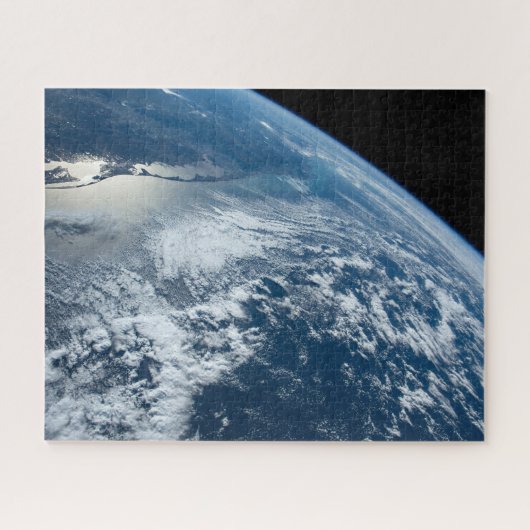 De zuidpunt van Brazilië grenst aan Uruguay. Legpuzzel (Horizontaal)