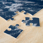 De zuidpunt van Brazilië grenst aan Uruguay. Legpuzzel (Zijkant)