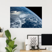 De zuidpunt van Brazilië grenst aan Uruguay. Poster (Thuiskantoor)