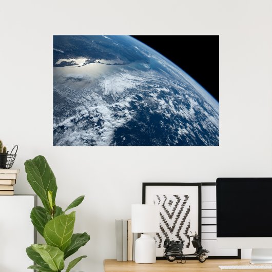 De zuidpunt van Brazilië grenst aan Uruguay. Poster (Thuiskantoor)