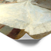 De zus van de kunstenaar bij een raam | Berthe Mor Poster (Hoek)