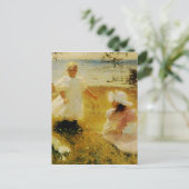 De zussen briefkaart (Staand voorkant)