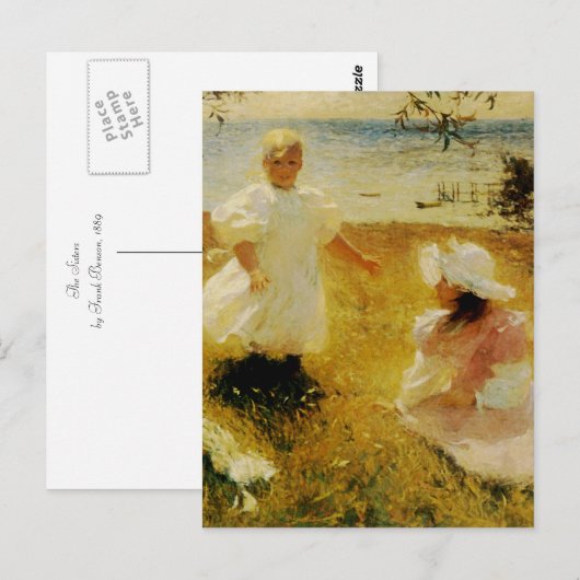 De zussen briefkaart (Voorkant / Achterkant)