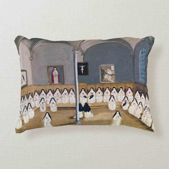 De zussen van de Abdij Decoratief Kussen (Voorkant)