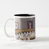 De zussen van de Abdij Tweekleurige Koffiemok (Links)