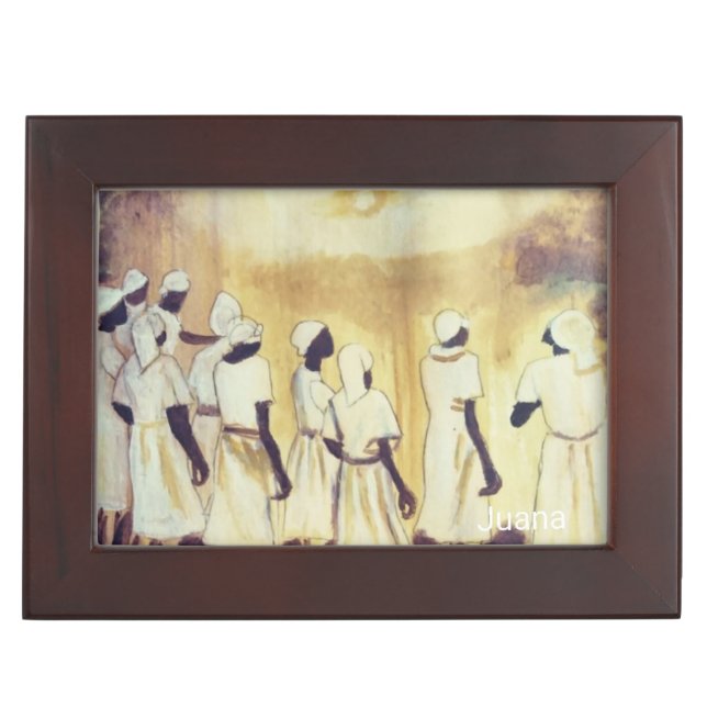 De zuster-cirkel bewaardoosje (Voorkant)