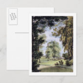 De zuster Trees, Kew Gardens, bord 8 van 'Kew G Briefkaart (Voorkant / Achterkant)