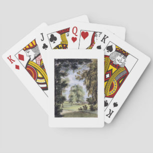 De zuster Trees, Kew Gardens, bord 8 van 'Kew G Speelkaarten