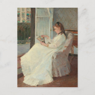 De zuster van de Kunstenaar bij een Venster, 1869 Briefkaart