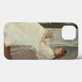De zuster van de kunstenaar in een raam, 1869 Case-Mate iPhone case (Achterkant (horizontaal))