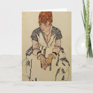 De Zuster van Egon Schiele- Artist's in Wet Kaart