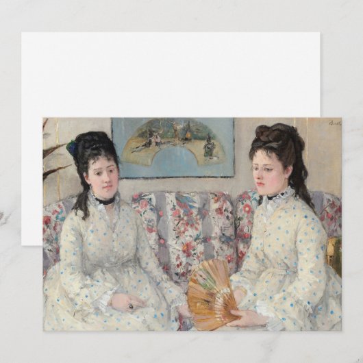 De zusters | Berthe Morisot (Voorkant / Achterkant)