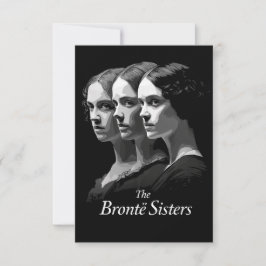 De zusters Brontë Bedankkaart