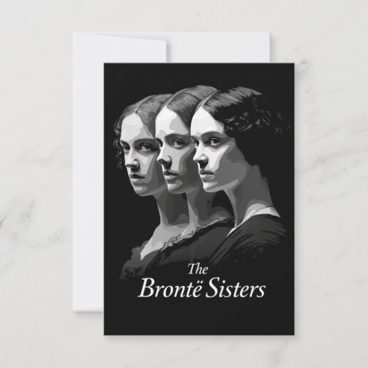 De zusters Brontë Bedankkaart (Voorkant)