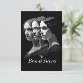 De zusters Brontë Bedankkaart (Staand voorkant)