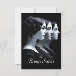 De zusters Brontë Bedankkaart