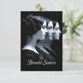 De zusters Brontë Bedankkaart (Staand voorkant)
