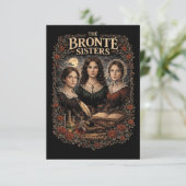 De zusters Brontë Bedankkaart (Staand voorkant)