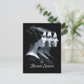 De zusters Brontë Briefkaart (Staand voorkant)