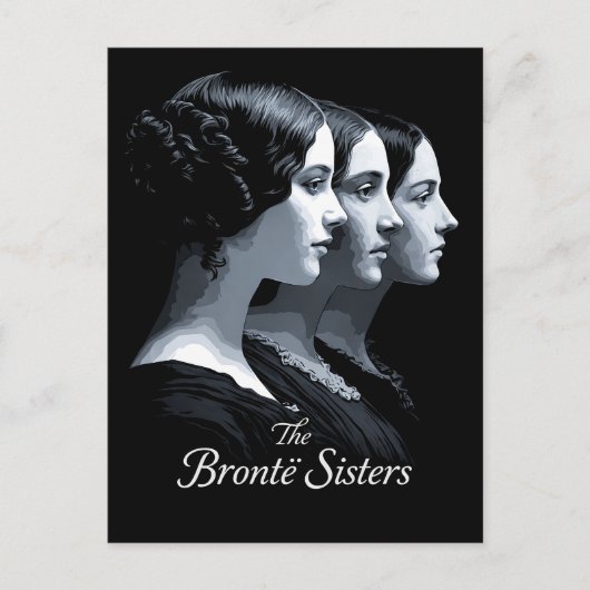 De zusters Brontë Briefkaart (Voorkant)