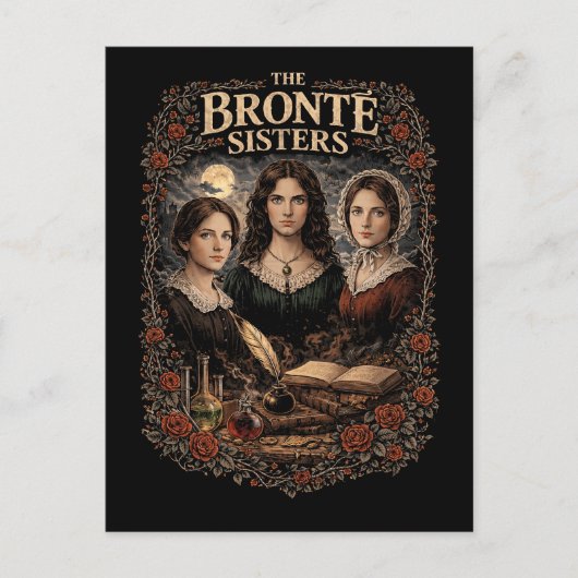 De zusters Brontë Briefkaart (Voorkant)
