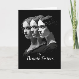 De zusters Brontë Feestdagen Kaart