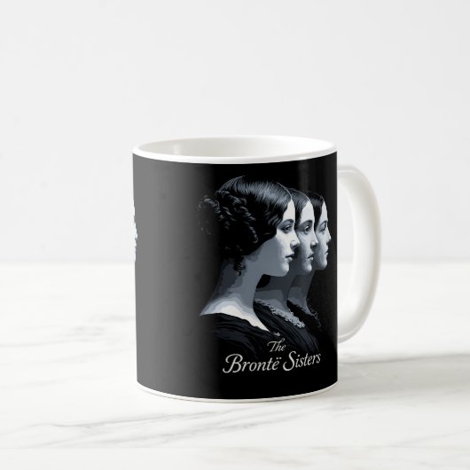 De zusters Brontë Koffiemok (Voorkant rechts)
