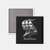 De zusters Brontë Magneet (Voorkant / Achterkant)