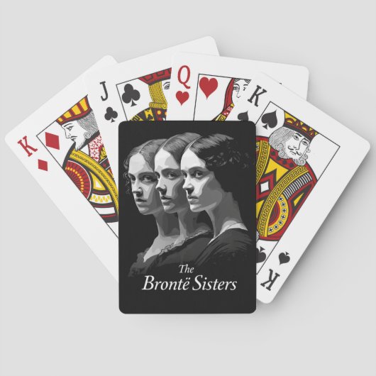 De zusters Brontë Pokerkaarten (Achterkant)