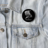 De zusters Brontë Ronde Button 5,7 Cm (In situ)