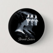 De zusters Brontë Ronde Button 5,7 Cm (Voorkant)