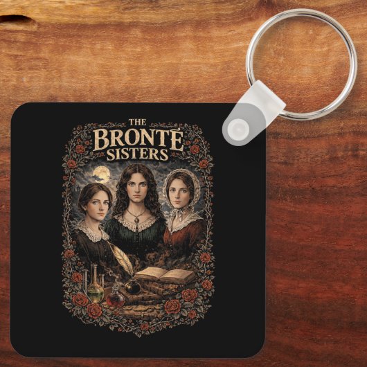 De zusters Brontë Sleutelhanger (Achterkant)