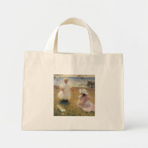 De zusters, door Frank Weston Benson Mini Tote Bag