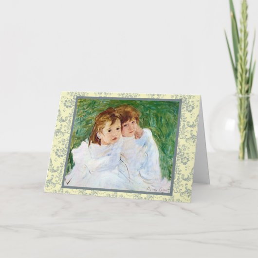 De zusters van Birthday Kaart (Voorkant)