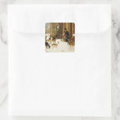 De zusters van de liefdadigheid vierkante sticker (Tas)