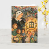 De Zusters van de presentatie, Nano Wenskaart Kaart (Gele Bloem)