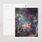 De zwaai, de gonard briefkaart (Voorkant / Achterkant)