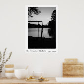 De zwaai en het meer poster (Keuken)