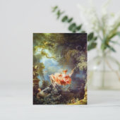De zwaai van Fragonard Briefkaart (Staand voorkant)