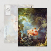 De zwaai van Fragonard Briefkaart (Voorkant / Achterkant)