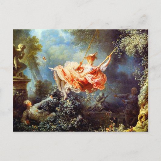 De zwaai van Fragonard Briefkaart (Voorkant)