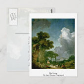 De zwaai van Jean-Honore Fragonard Briefkaart (Voorkant / Achterkant)