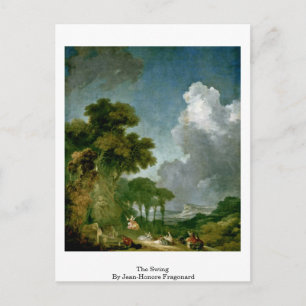 De zwaai van Jean-Honore Fragonard Briefkaart