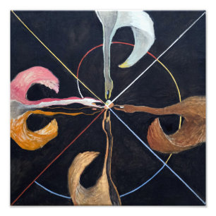De Zwaan 7 Hilma af Klint Foto Afdruk